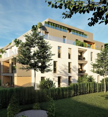 Perspective sur jardins